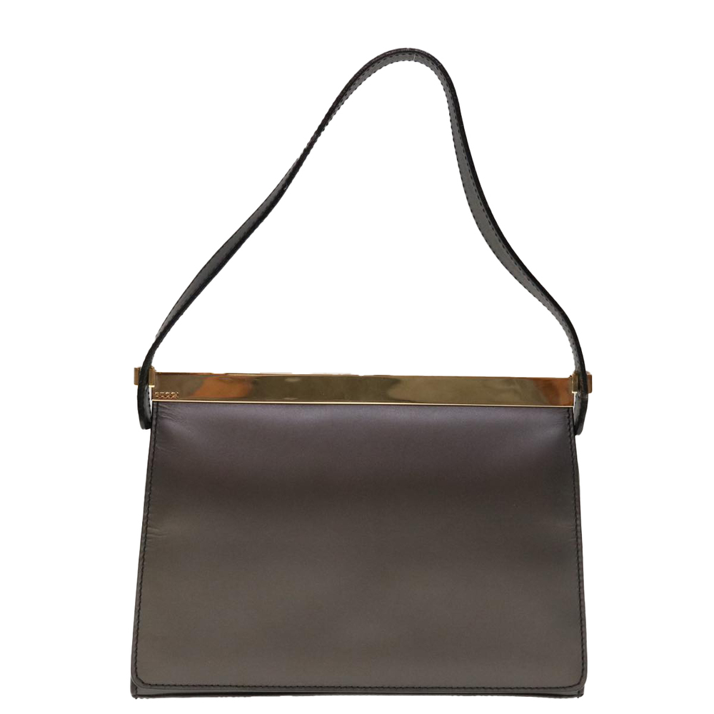 GUCCI Hand Bag Leather Black Auth yk10455 - Picture 13 of 16